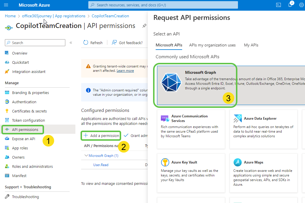 Add Permissions